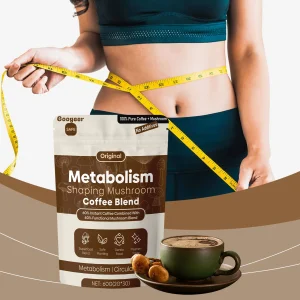 Googeer 60g Shaping Body Mushroom Coffee Promote Metabolism Support Energy Fat Burning Low Calorie Weight Loss