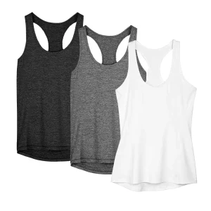 3 Pcs Women Sport tank Tops Quick Dry Workout Sport Tops For Women