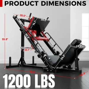 Leg Press Hack Squat Machine